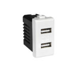 DADO TOMA  DOBLE USB - DELUXE