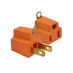 ADAPTADOR CON TIERRA ESPIGA PLANA
