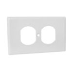 PLACA DE 2 HUECOS COLOR