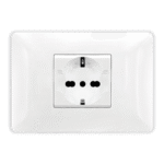 TOMACORRIENTE SCHUKO C/TIERRA 3 EN LINEA EMPOTRAR