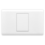 PLACA CON DADO CIEGO EMPOTRAR - PLATINIUM
