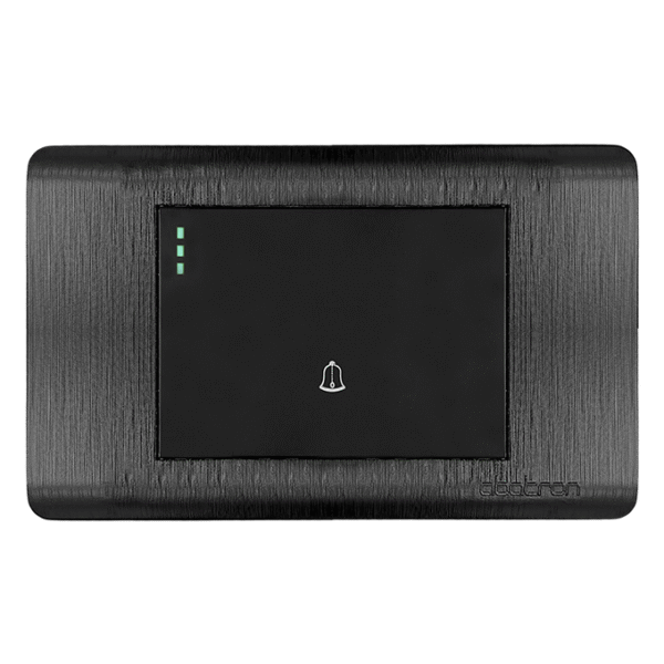 INTERRUPTOR PULSADOR PARA TIMBRE EMPOTRAR - PLATINIUM