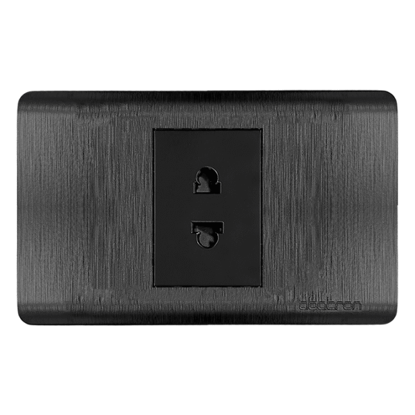 TOMACORRIENTE SIMPLE EMPOTRAR - PLATINIUM