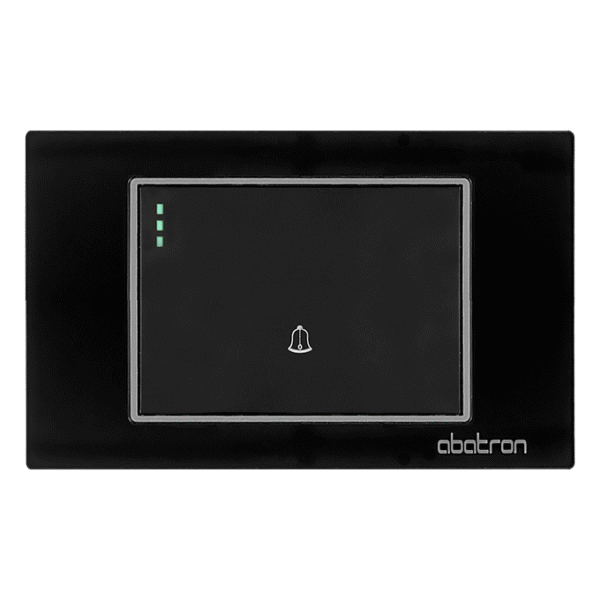 INTERRUPTOR PULSADOR PARA TIMBRE EMPOTRAR - PLATINIUM