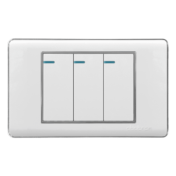 INTERRUPTOR TRIPLE EMPOTRAR - PLATINIUM