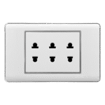 TOMACORRIENTE TRIPLE EMPOTRAR - PLATINIUM
